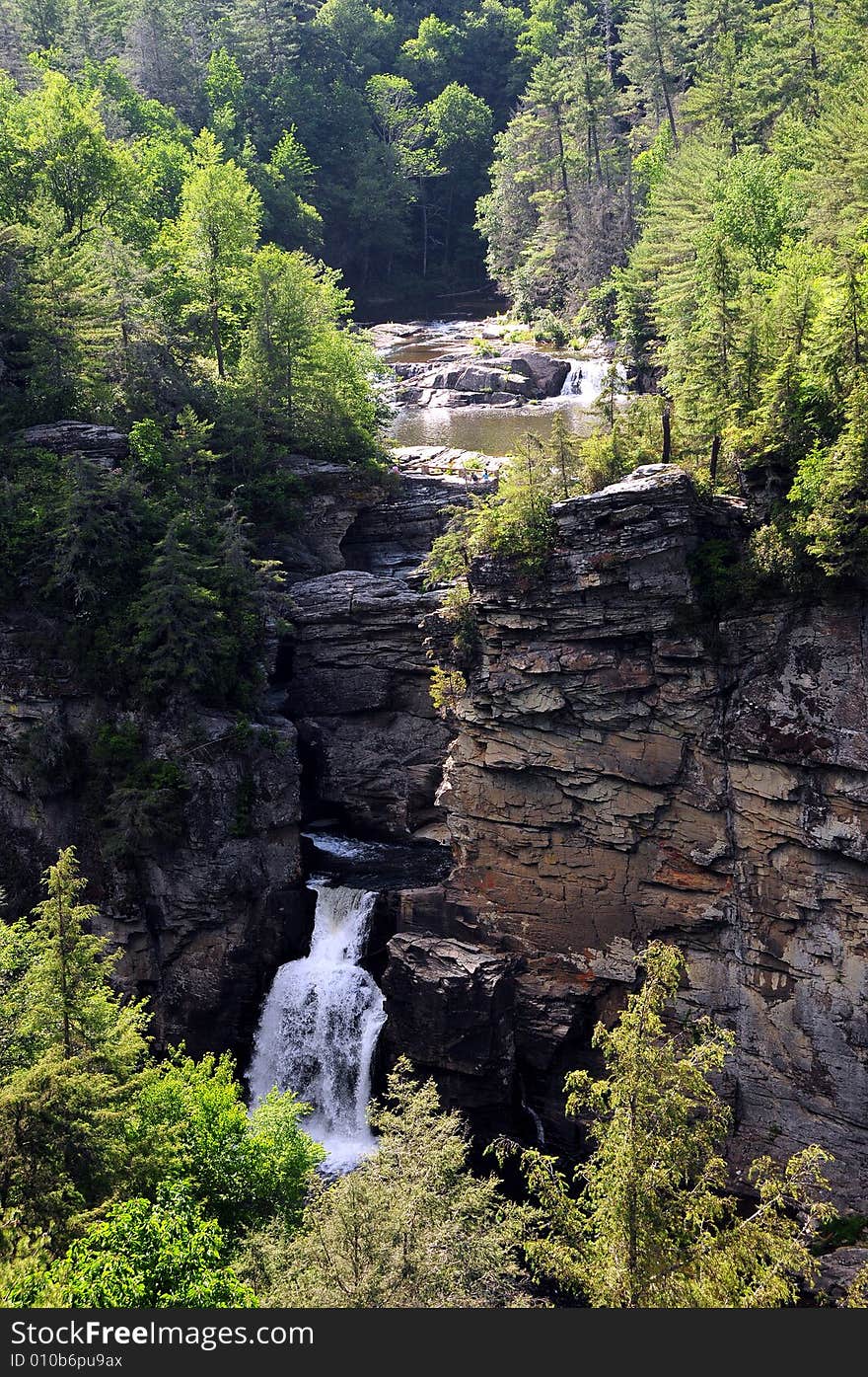 Scenic view in Grandfather Mountains. Scenic view in Grandfather Mountains