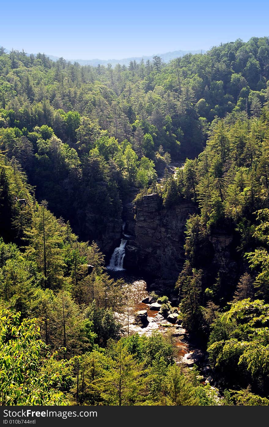 Scenic view in Grandfather Mountains. Scenic view in Grandfather Mountains