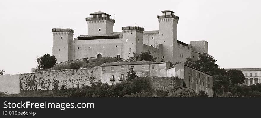 The castle of Spoleto