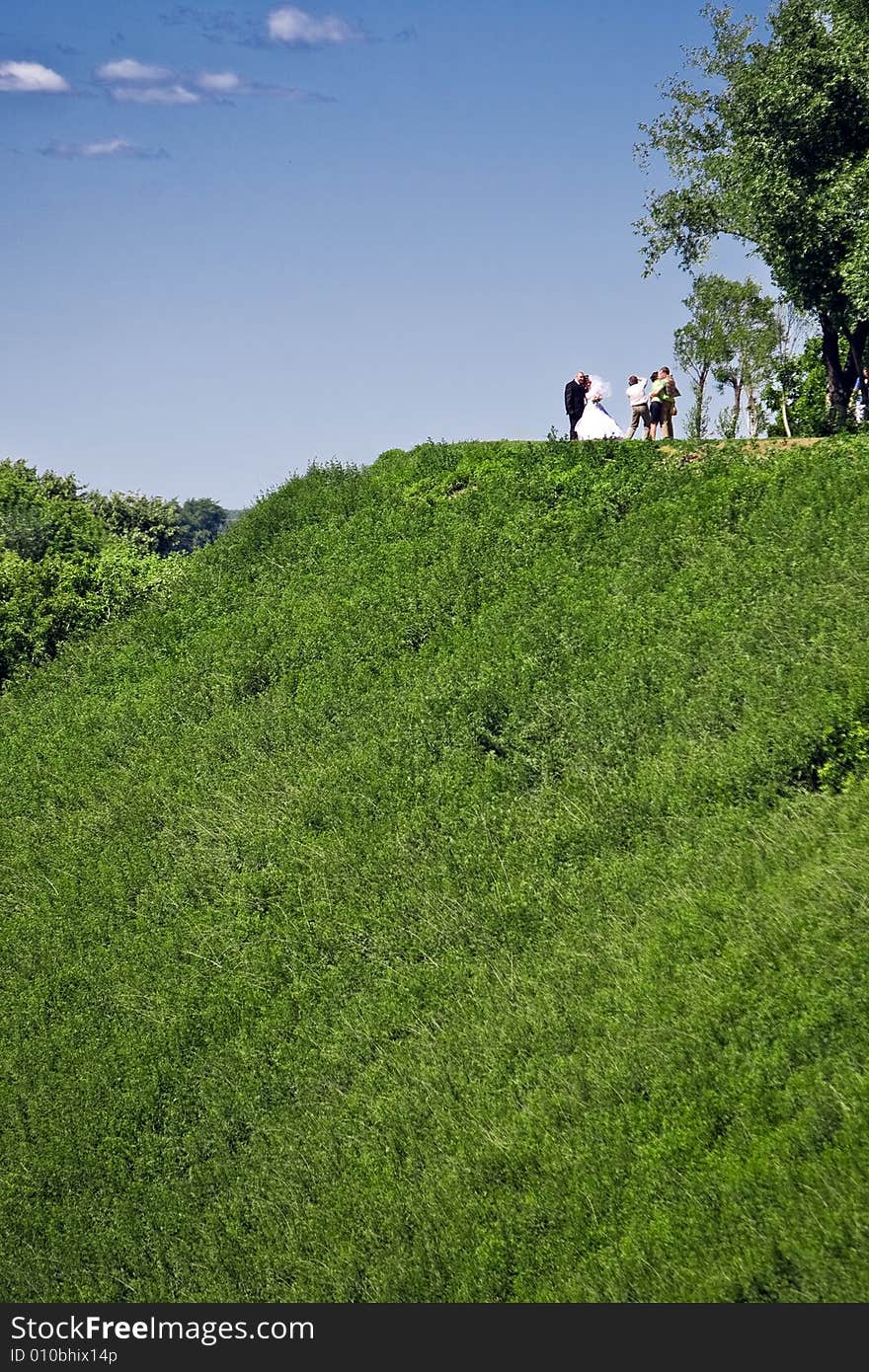 Wedding On A Hill Top