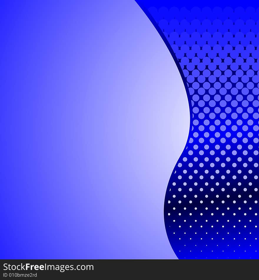 Doted blue background, vector illustration. Doted blue background, vector illustration