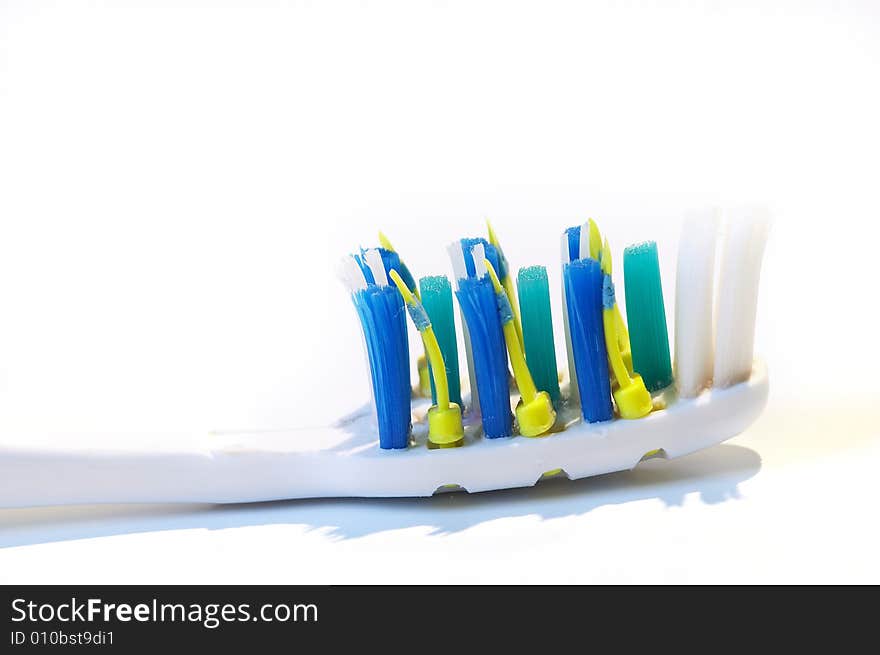 Electric toothbrush isolated on the white background. Electric toothbrush isolated on the white background