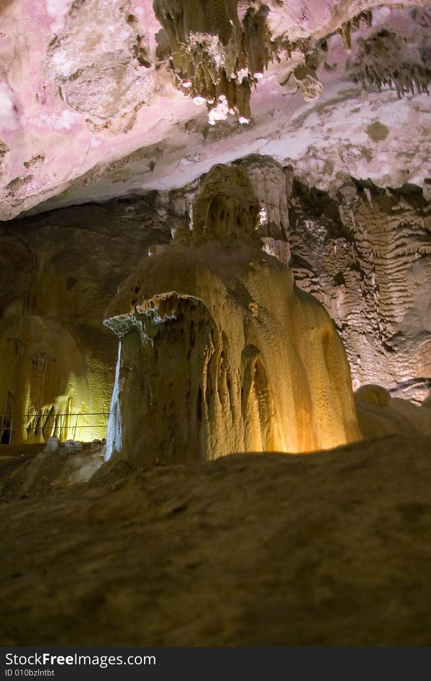 Emine-bair-hosar (Mammoth's) cave, Chatyrdag plateau, Crimea, Ukraine. Emine-bair-hosar (Mammoth's) cave, Chatyrdag plateau, Crimea, Ukraine