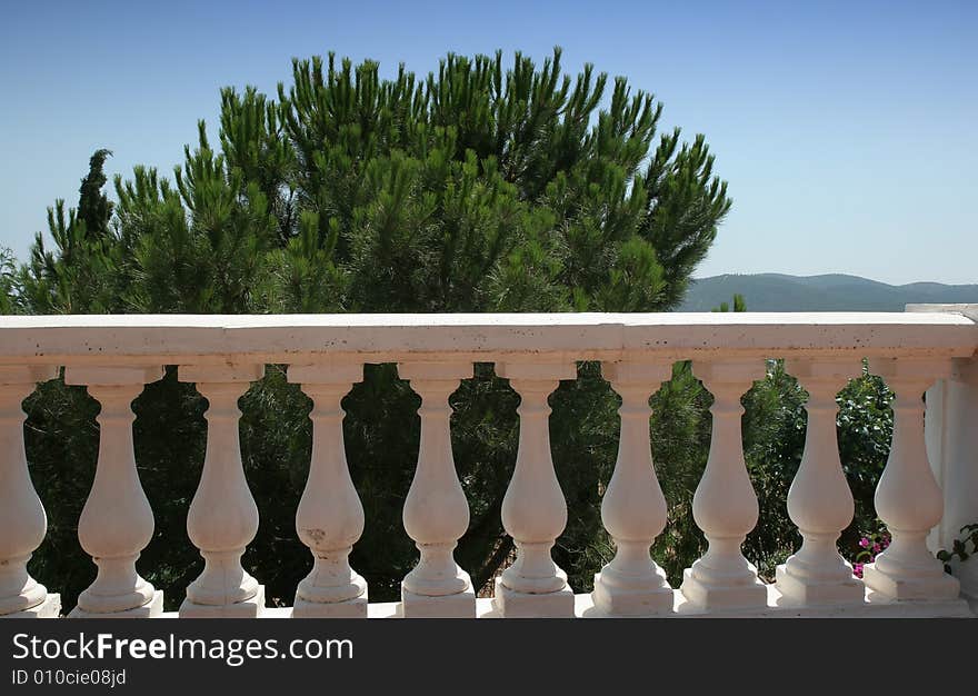 Poolside At Bormes Les Mimosas.