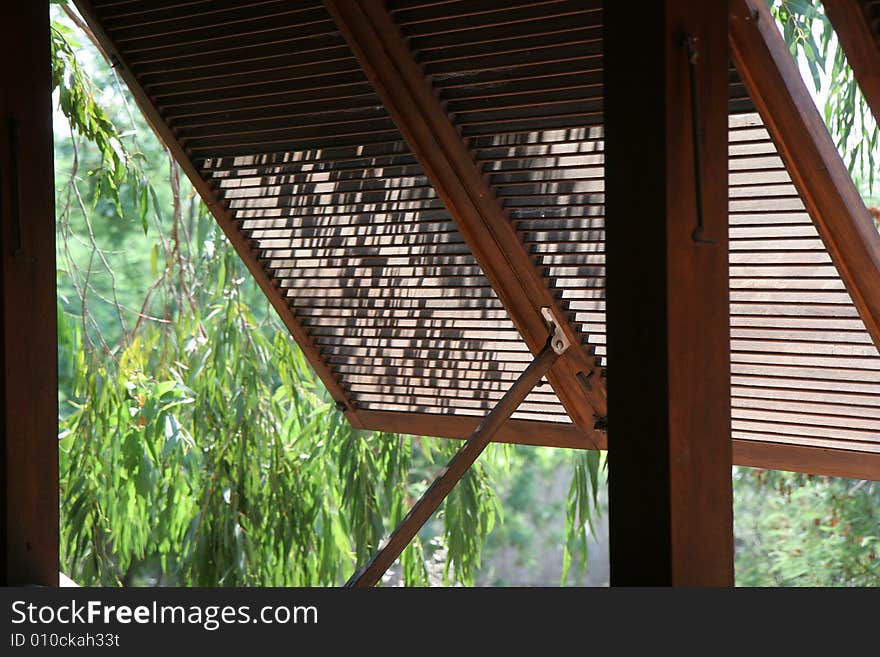 Window in a spa center