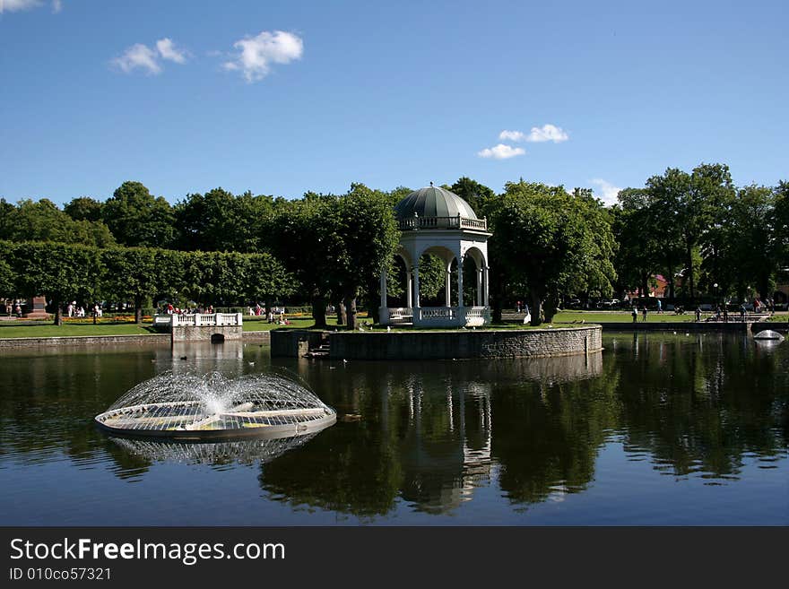 Fountain in Kadriorg Tallinn Estonia