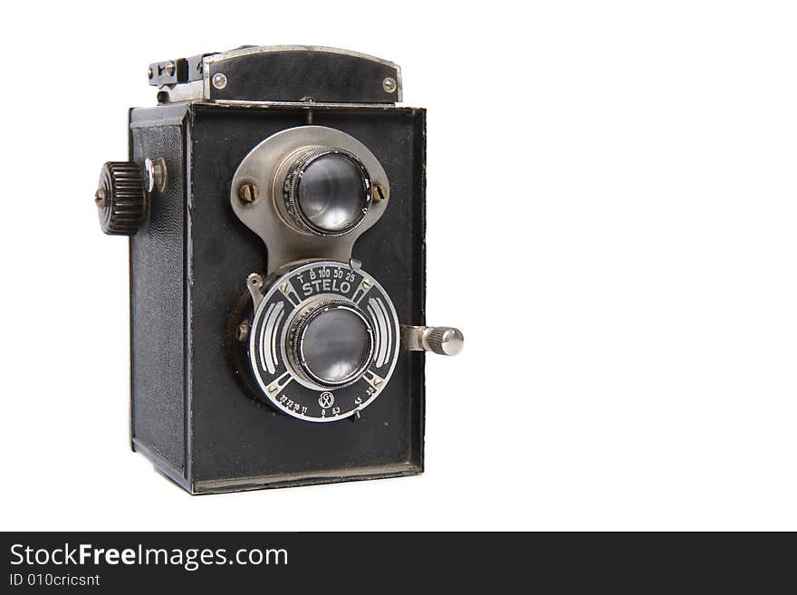 Old TLR camera