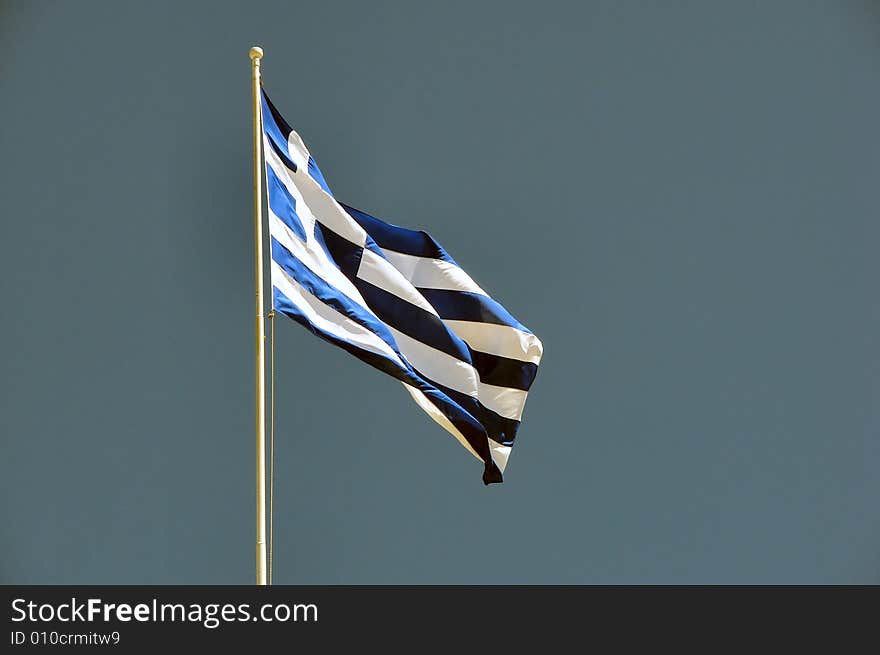 Greece Flag - Blue and White