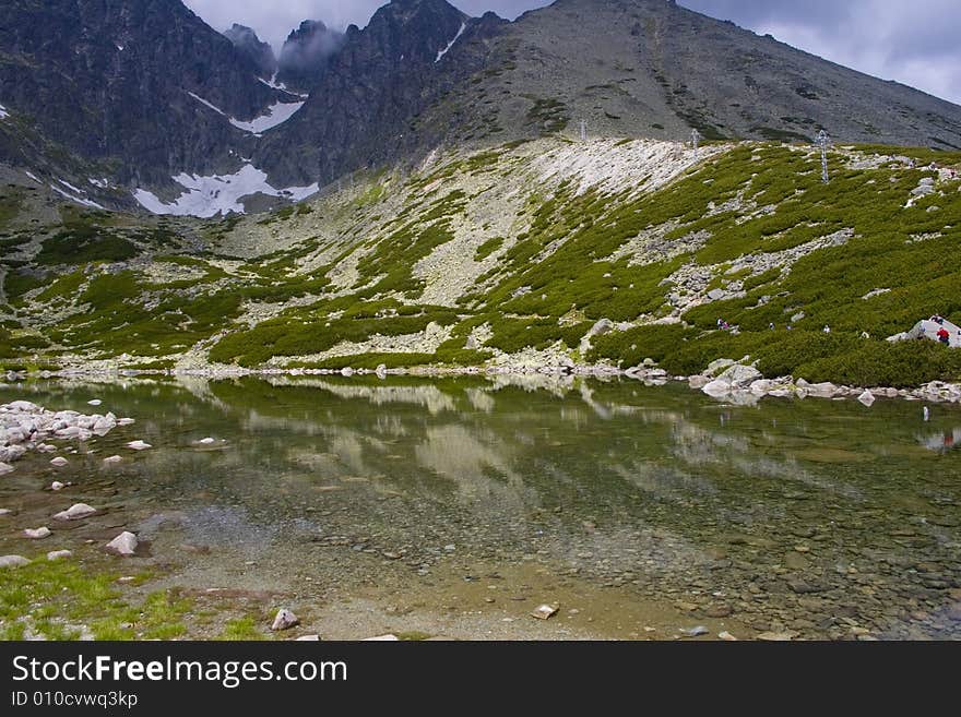 Mountain landscape in slovakia (Tatra). Mountain landscape in slovakia (Tatra)