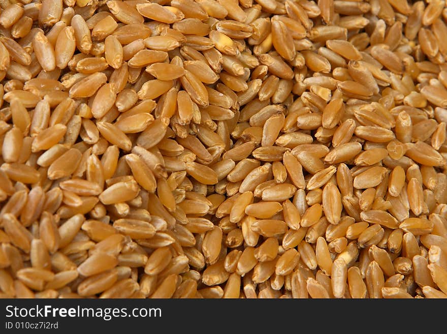 Brown rice in the market