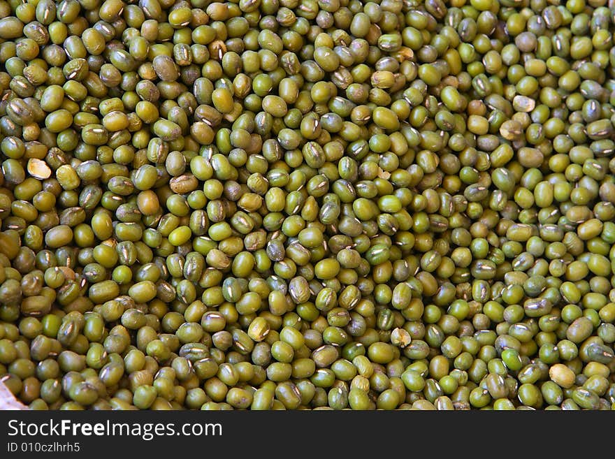 Green pea in the market. Green pea in the market