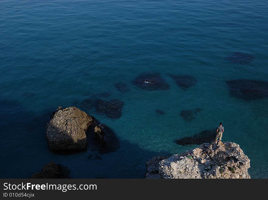 Spain, Nerja, Travel, Balcon Europe. Spain, Nerja, Travel, Balcon Europe