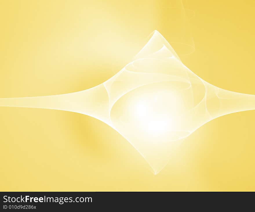 Abstract yellow background. Fractal image