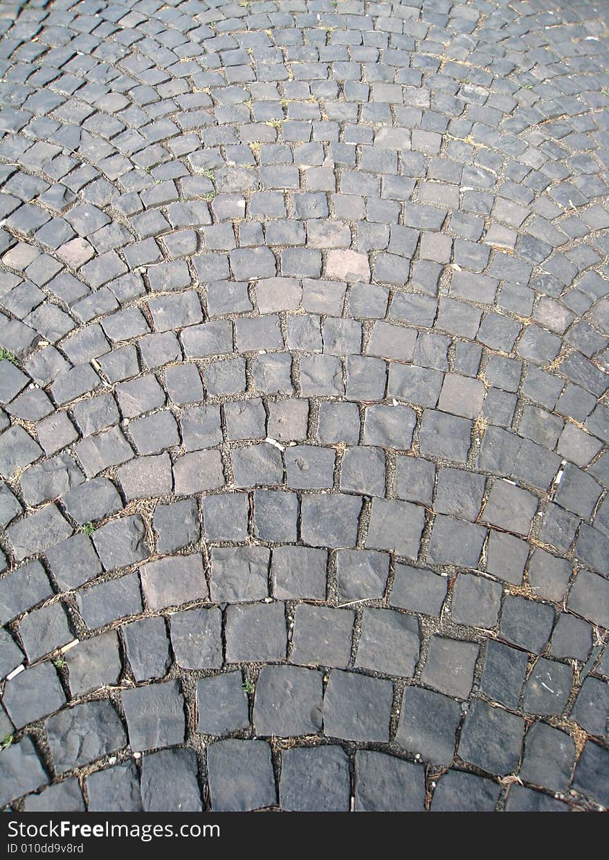 Streets of cobbled stone