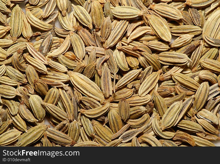 Fennel Seeds Macro