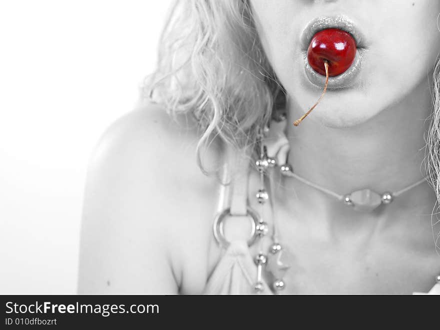 Cherry In Mouth