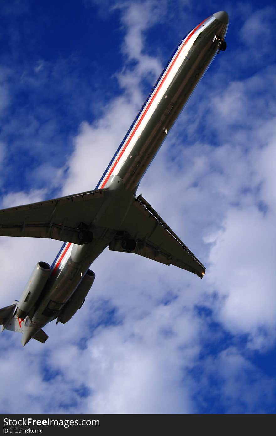 Great shot of a jet on final approach