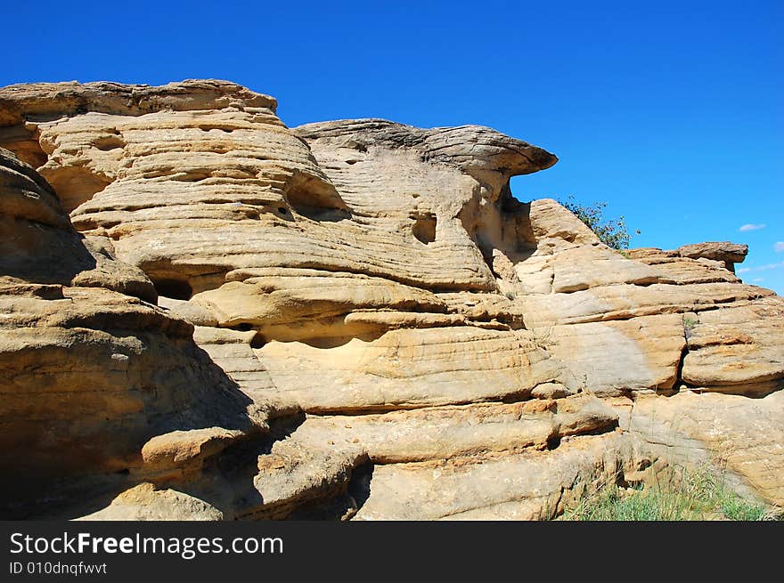 Hoodoos and sandstones