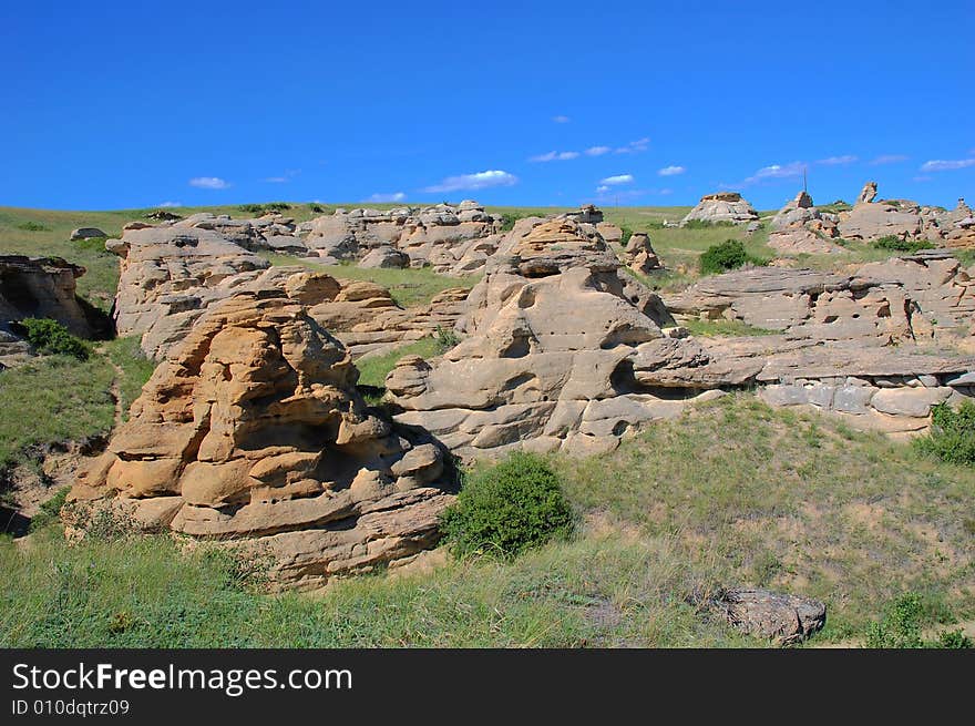 Hoodoos And Sandstones