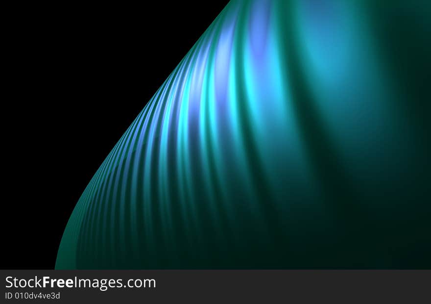 Abstract cyan flame tube background