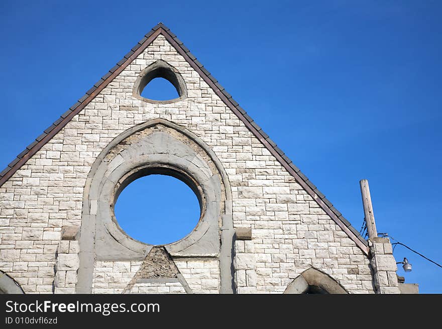 Church with holes