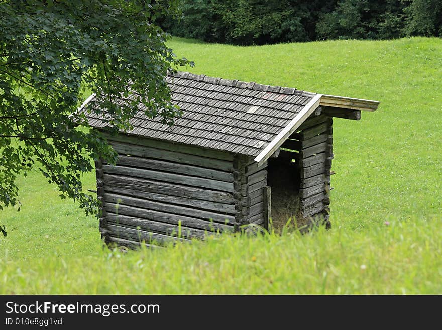 A hut near kufstein called haberg. A hut near kufstein called haberg