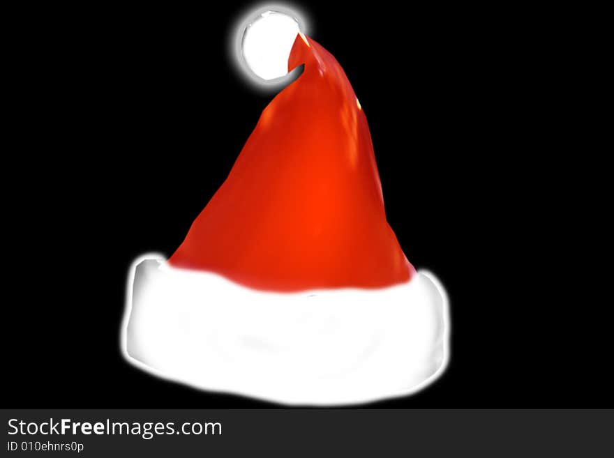 An hat of christmas isolated