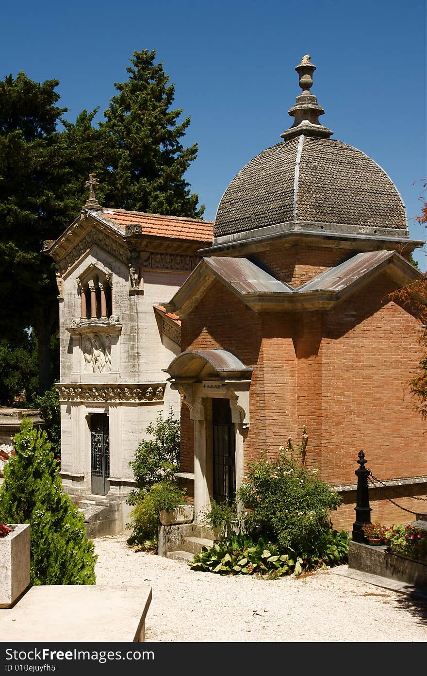 The oldest cemetery of the umbria regione in Italy. The oldest cemetery of the umbria regione in Italy