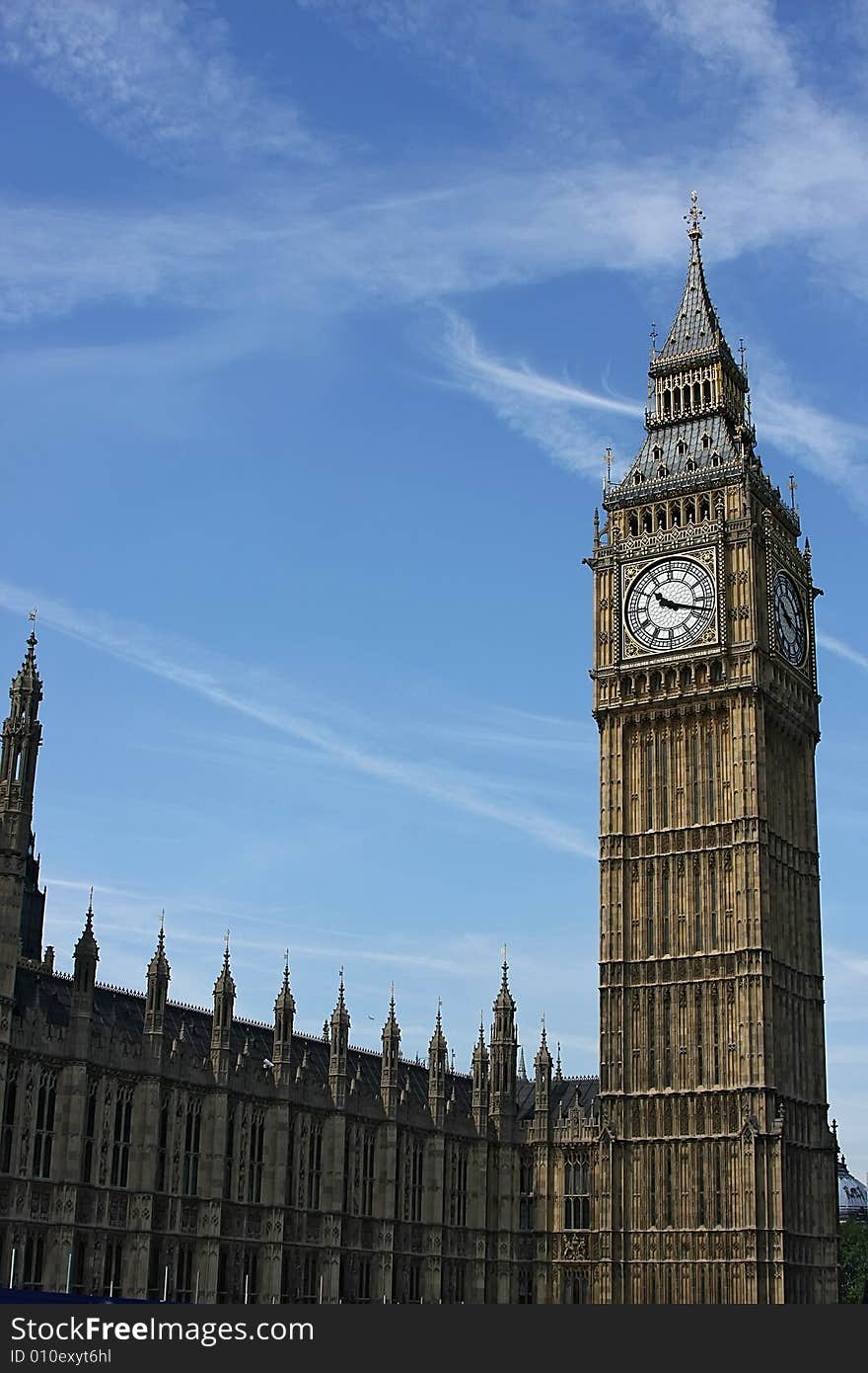 Big Ben during the daytime. Big Ben during the daytime