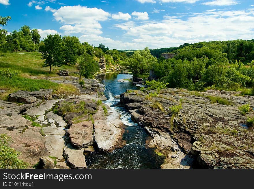 River stream and good day