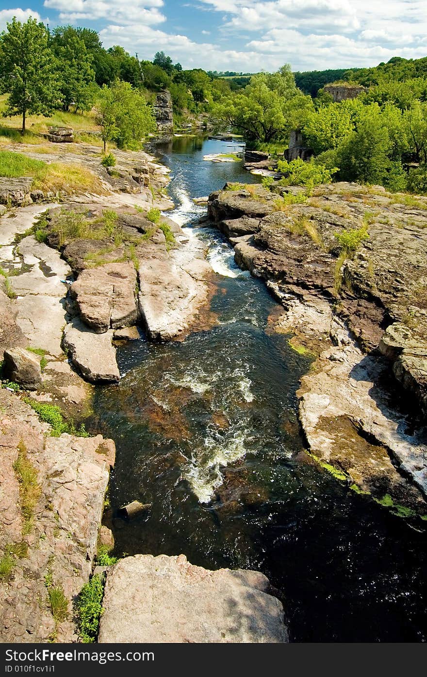 River stream and good day