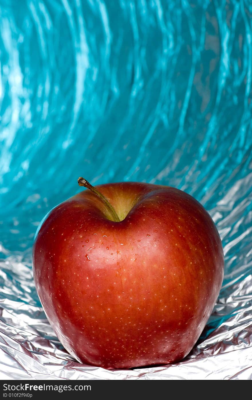 Photo of an apple close up. Photo of an apple close up