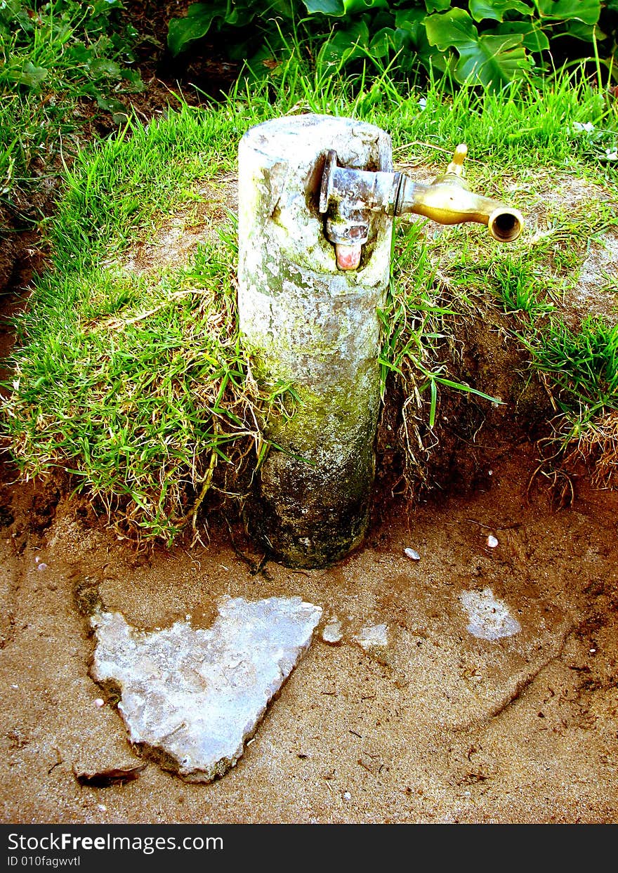 Stand water pipe