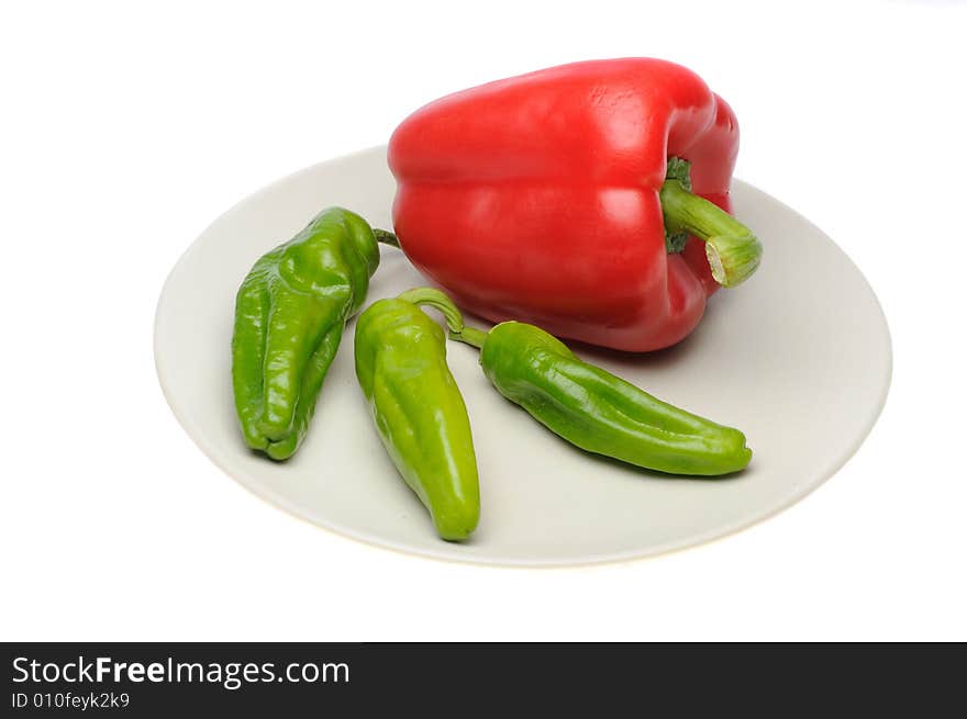 Dish Of Peppers