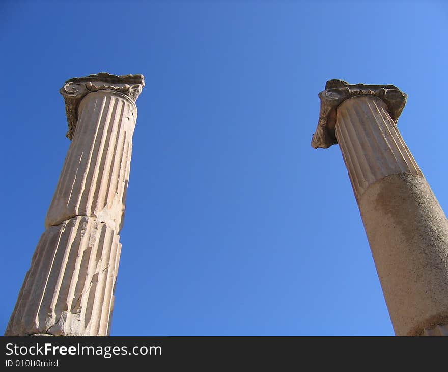 Ancient Columns Of Ephesus