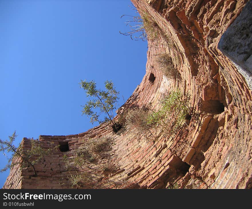 Great blue skies and beautiful natural building products, along with the excellent composition - gives the image a successful appeal. Great blue skies and beautiful natural building products, along with the excellent composition - gives the image a successful appeal.