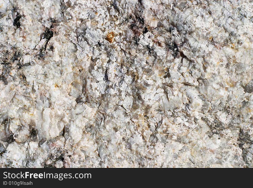 Granite a structure, gray stone, rock