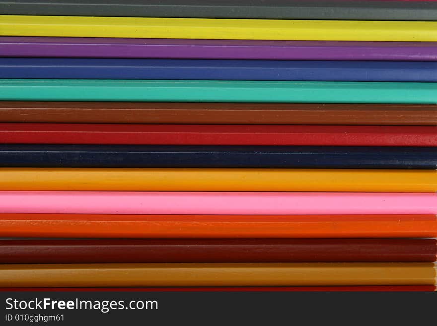 Colors from pencils for children. Colors from pencils for children