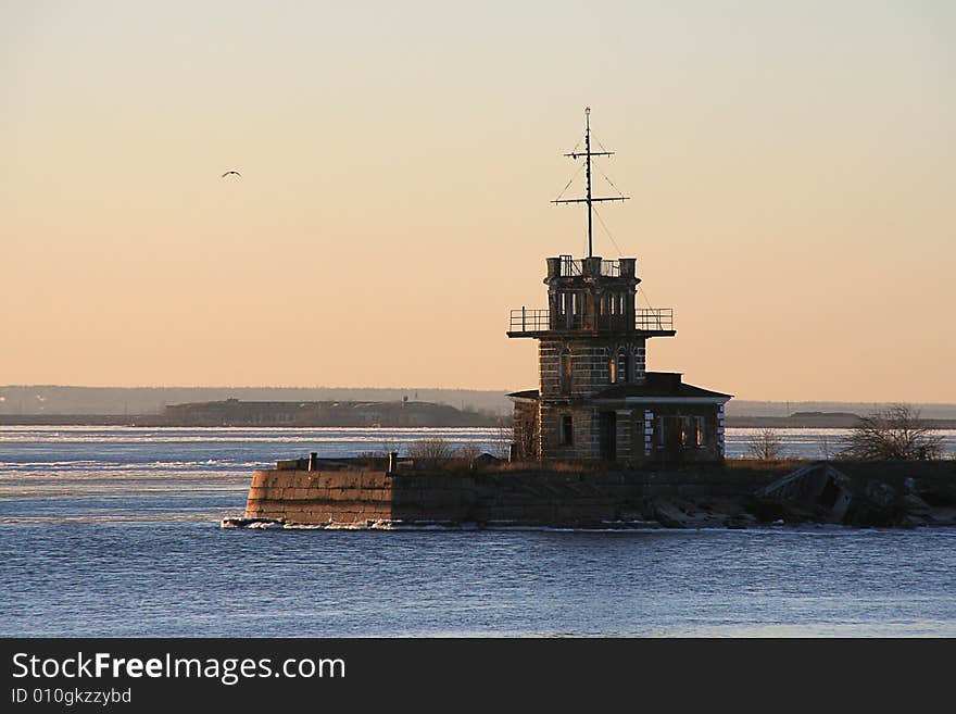 A sea fortification in Russia