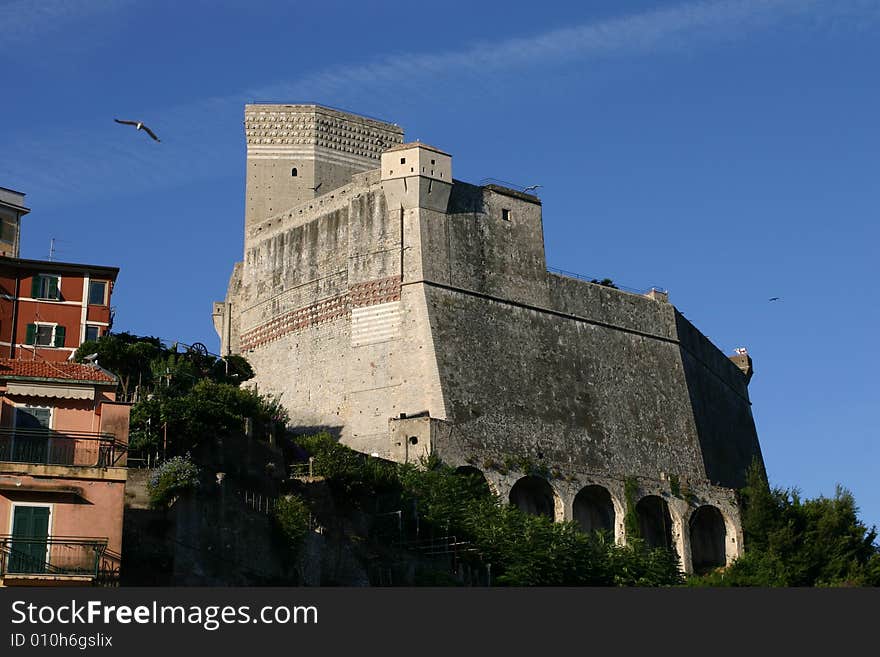 Landscape of Lerici - Liguria, Italy