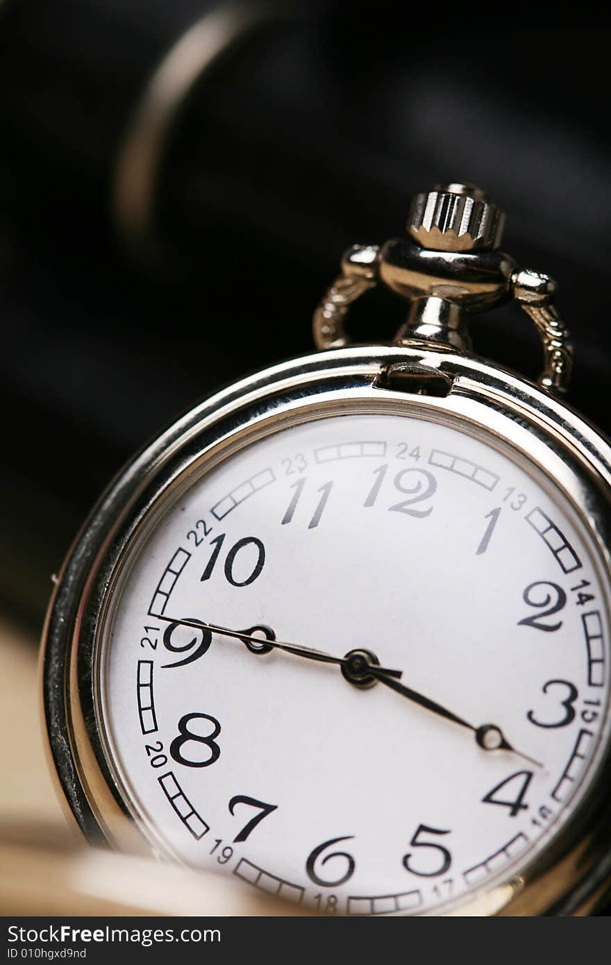 Pocket watch with  notebook