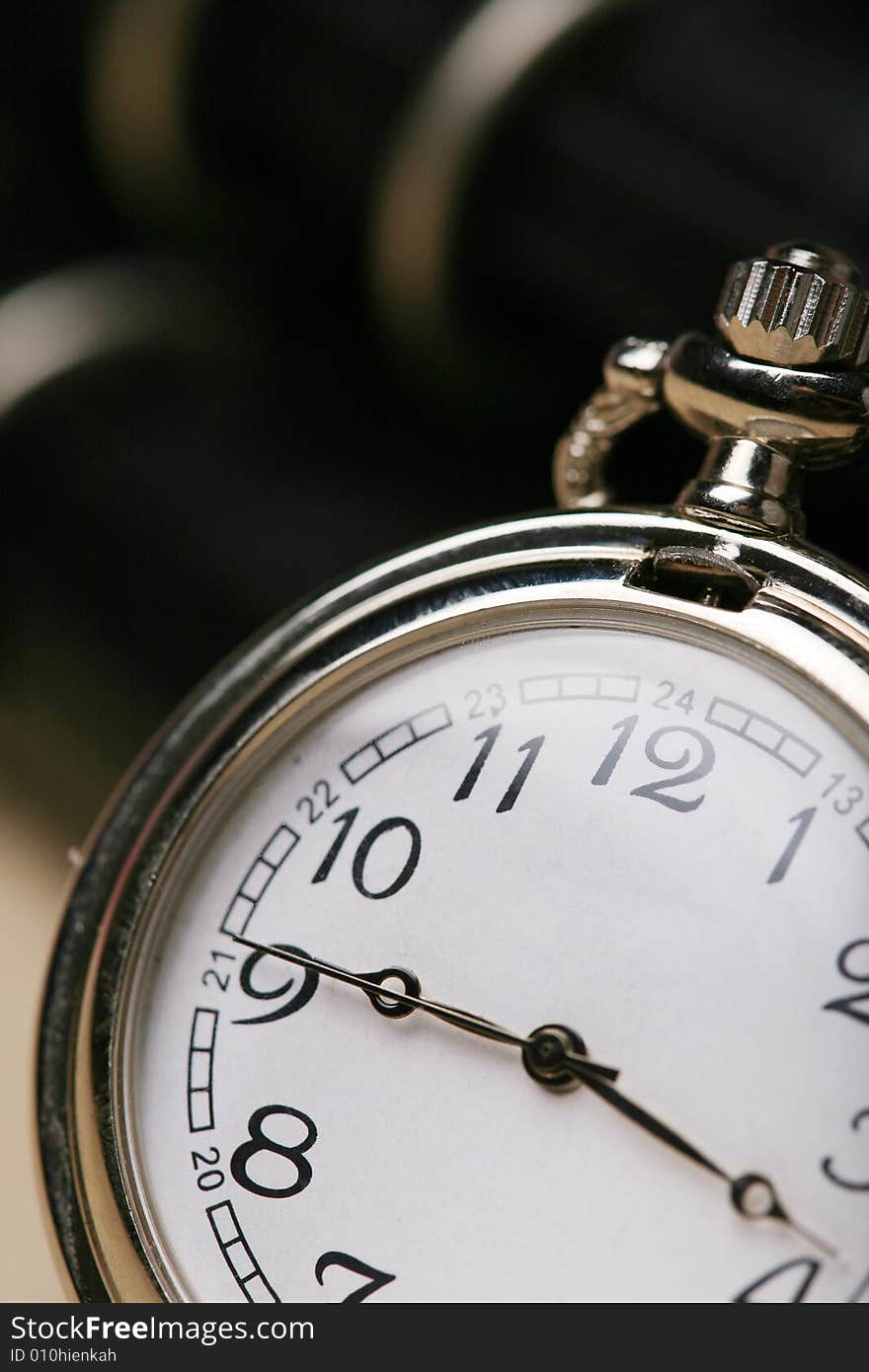 Pocket watch with  notebook