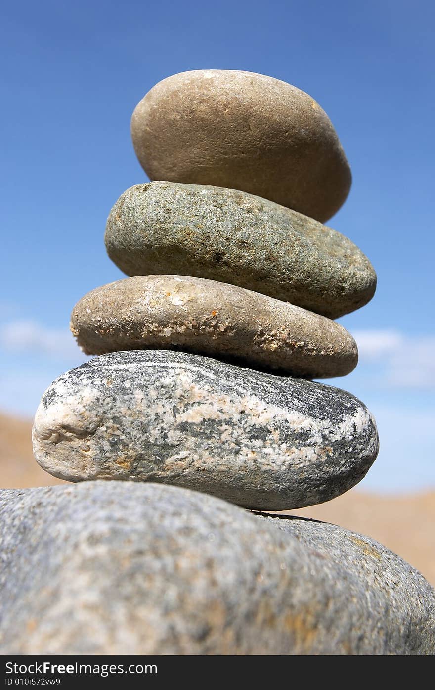 Pyramid of stones