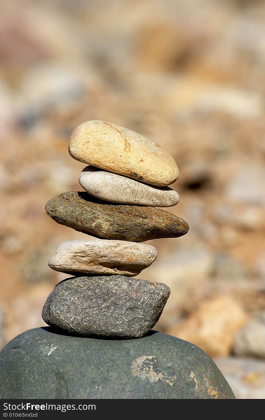 Pyramid of stones