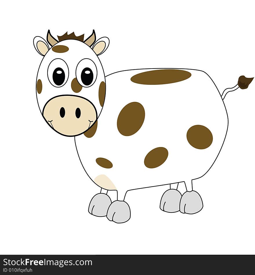 Cartoon Cow 1