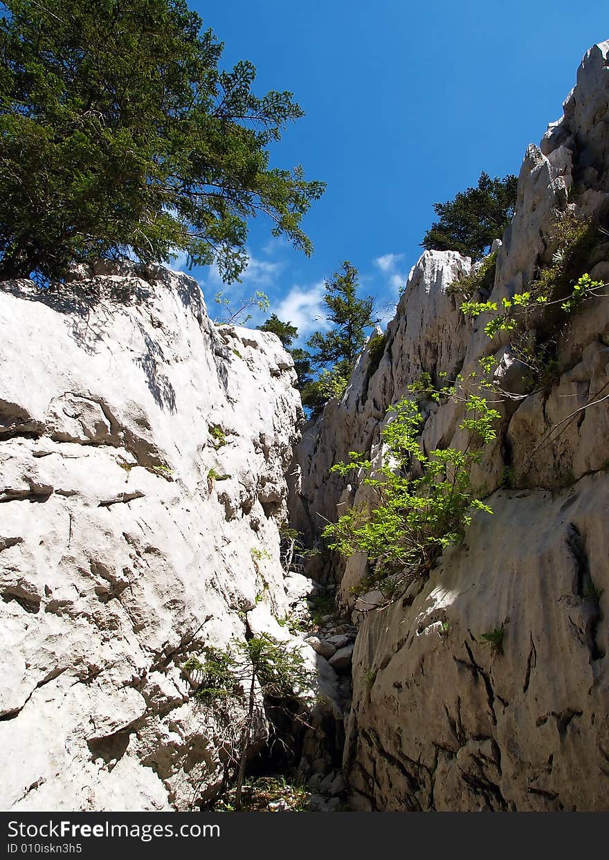 Cliffs from Gorski kotar, mountain region of Croatia. Cliffs from Gorski kotar, mountain region of Croatia.