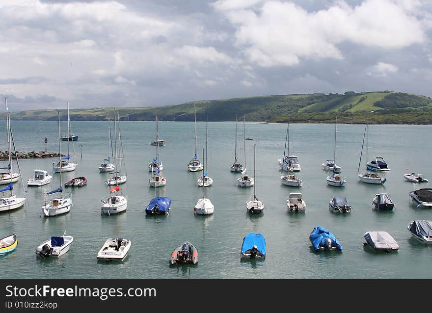 Yachts moored 1