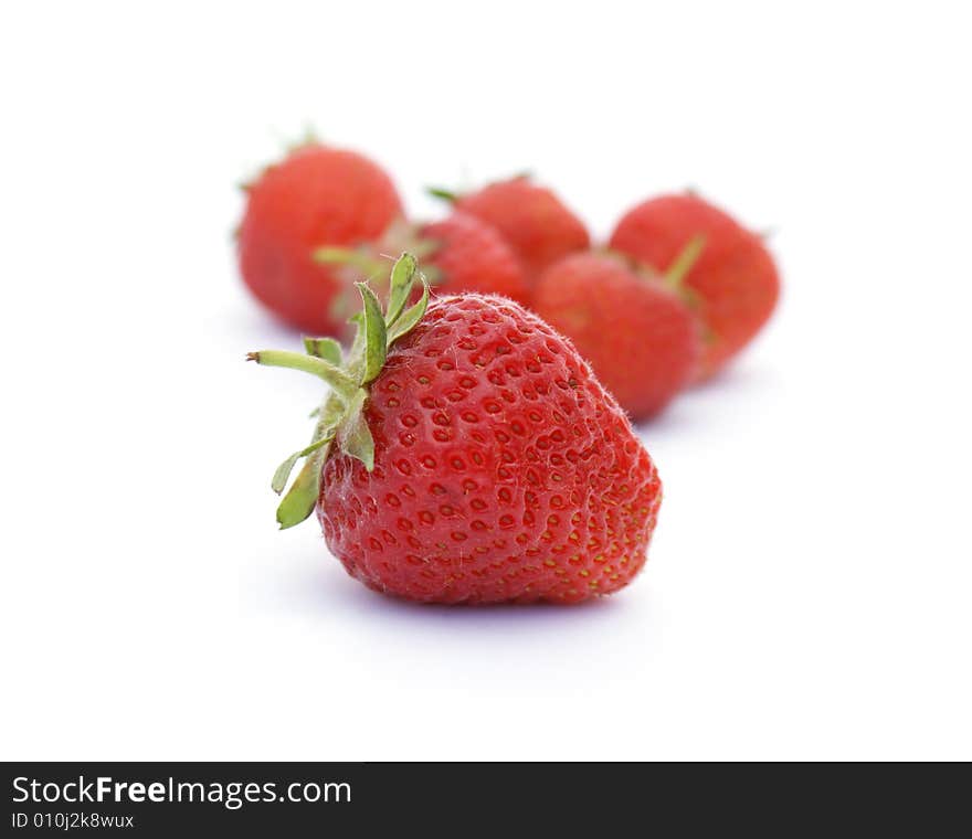 Close up shot of a strawberry. Close up shot of a strawberry