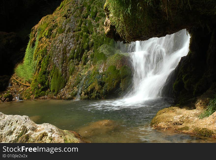 Misty Waterfall