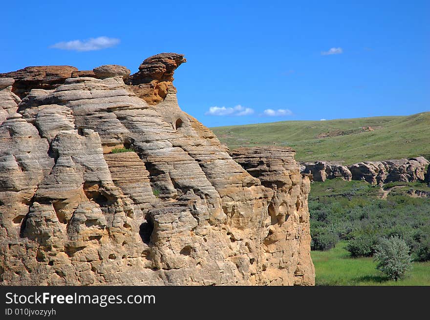 Hoodoos And Sandstones